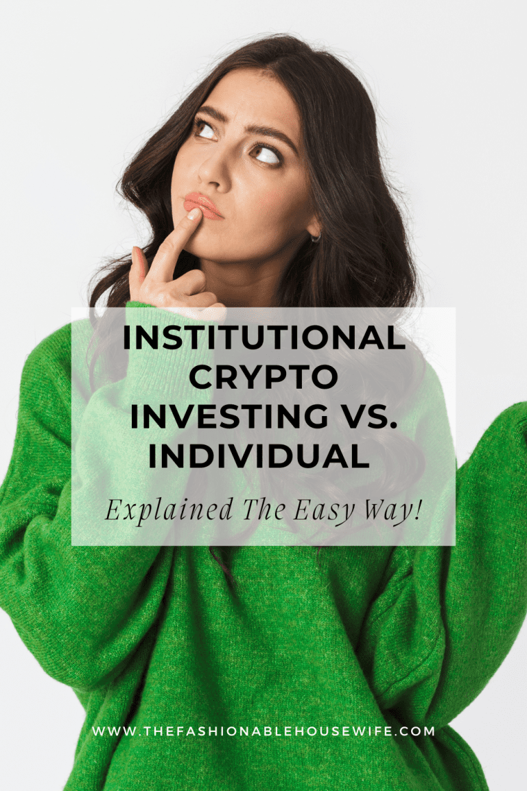 Institutional Crypto Investing vs. Individual Explained The Easy Way!