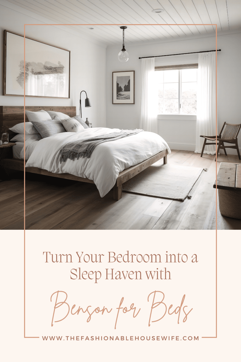 Turn Your Bedroom into a Sleep Haven with Benson for Beds