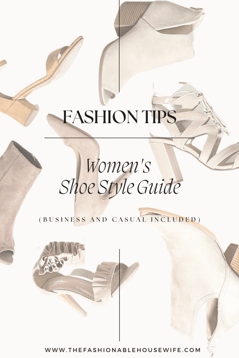 Women's Shoe Style Guide (Business and Casual Included)