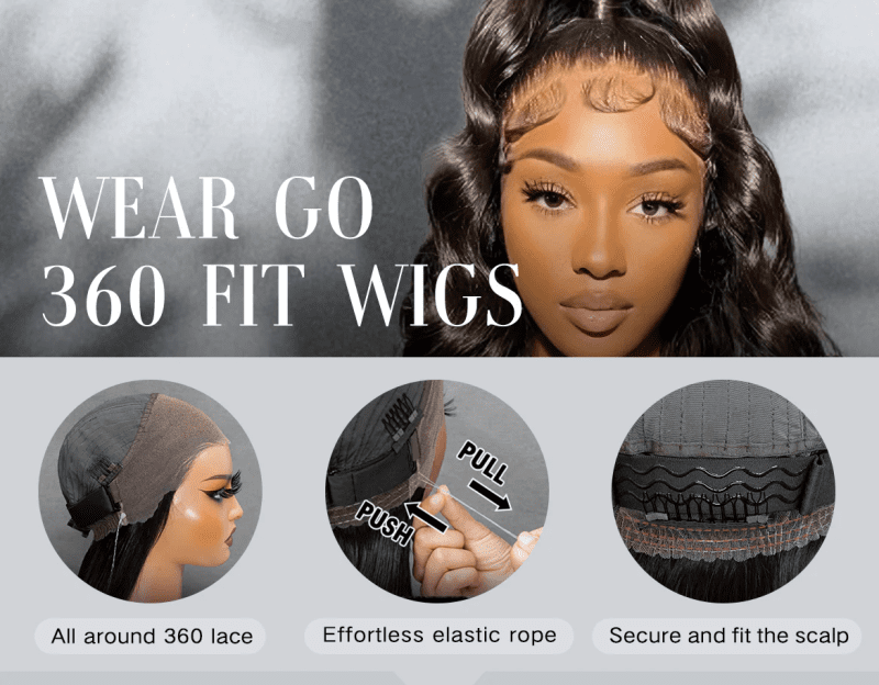 Wear and Go Glueless Wigs and 360 Glueless Wigs