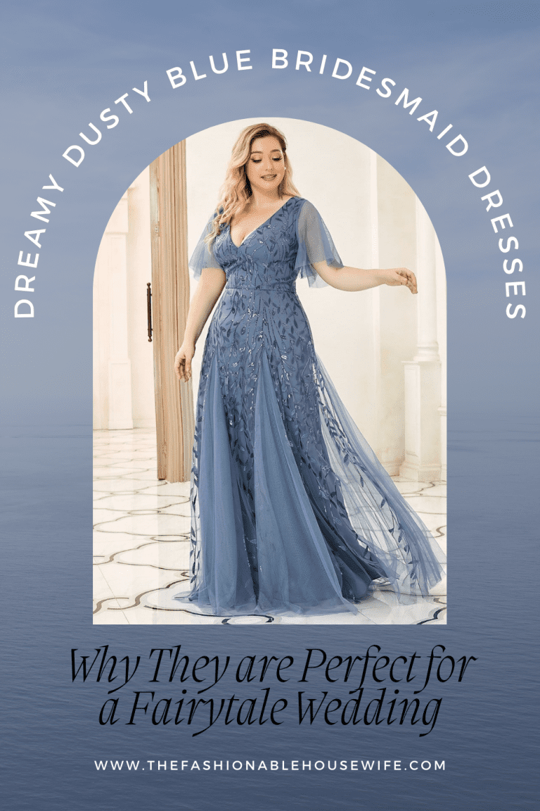 Dreamy Dusty Blue Bridesmaid Dresses for a Fairytale Wedding