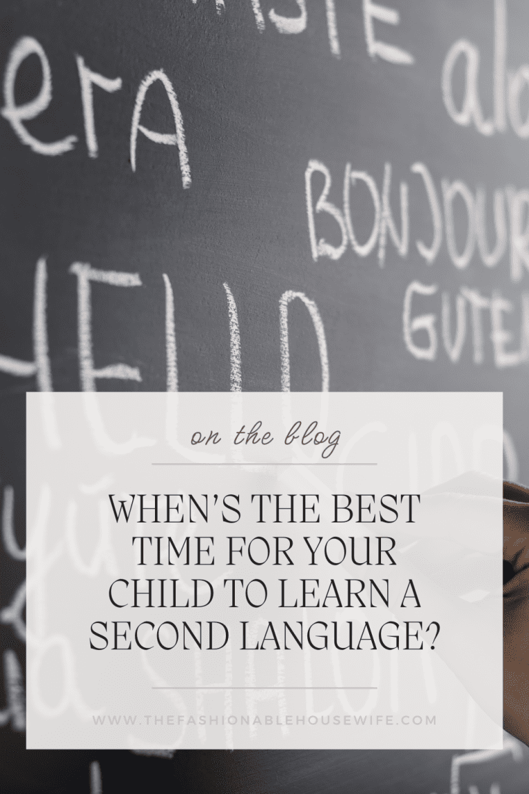 When’s the Best Time for Your Child to Learn a Second Language?