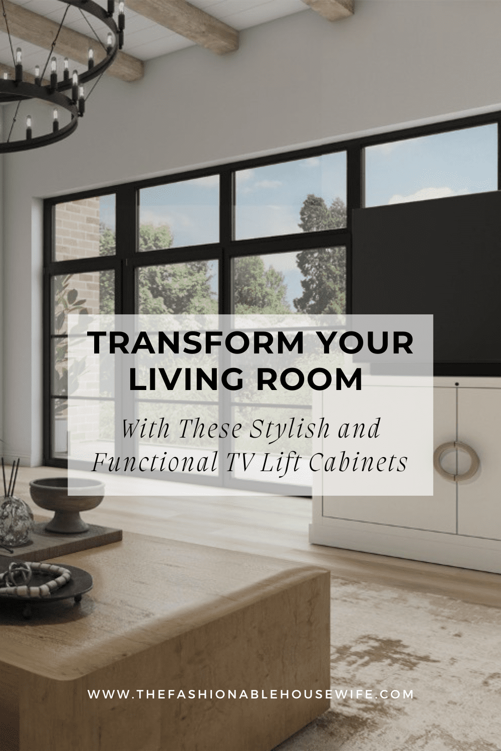 Transform Your Living Room with These Stylish and Functional TV Lift Cabinets