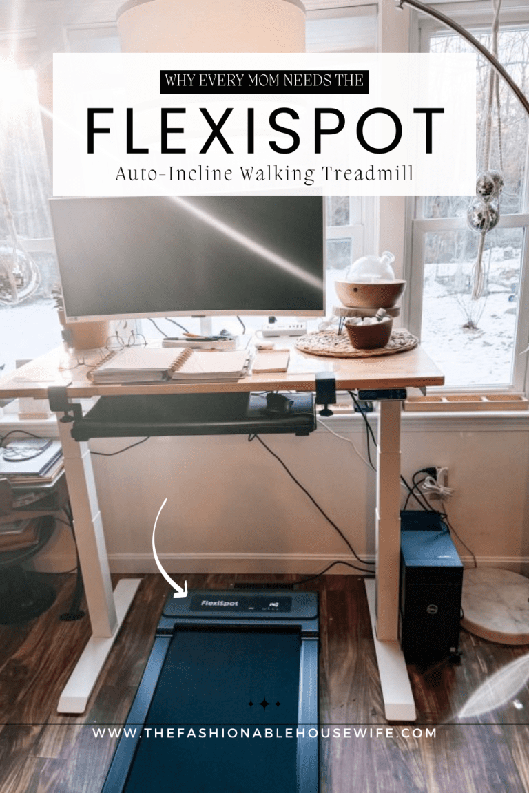 Why Every Mom Needs the FlexiSpot Auto-Incline Walking Treadmill