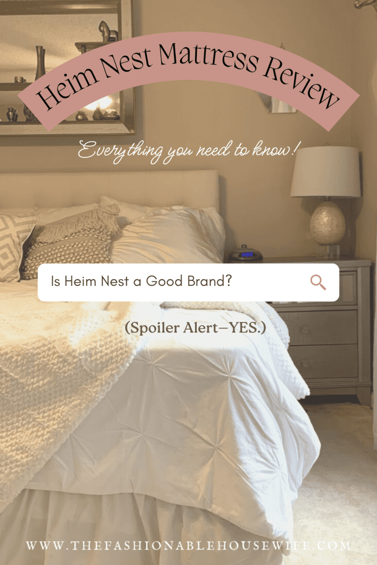 Heim Nest Mattress Review Is Heim Nest a Good Brand Spoiler Alert—YES.