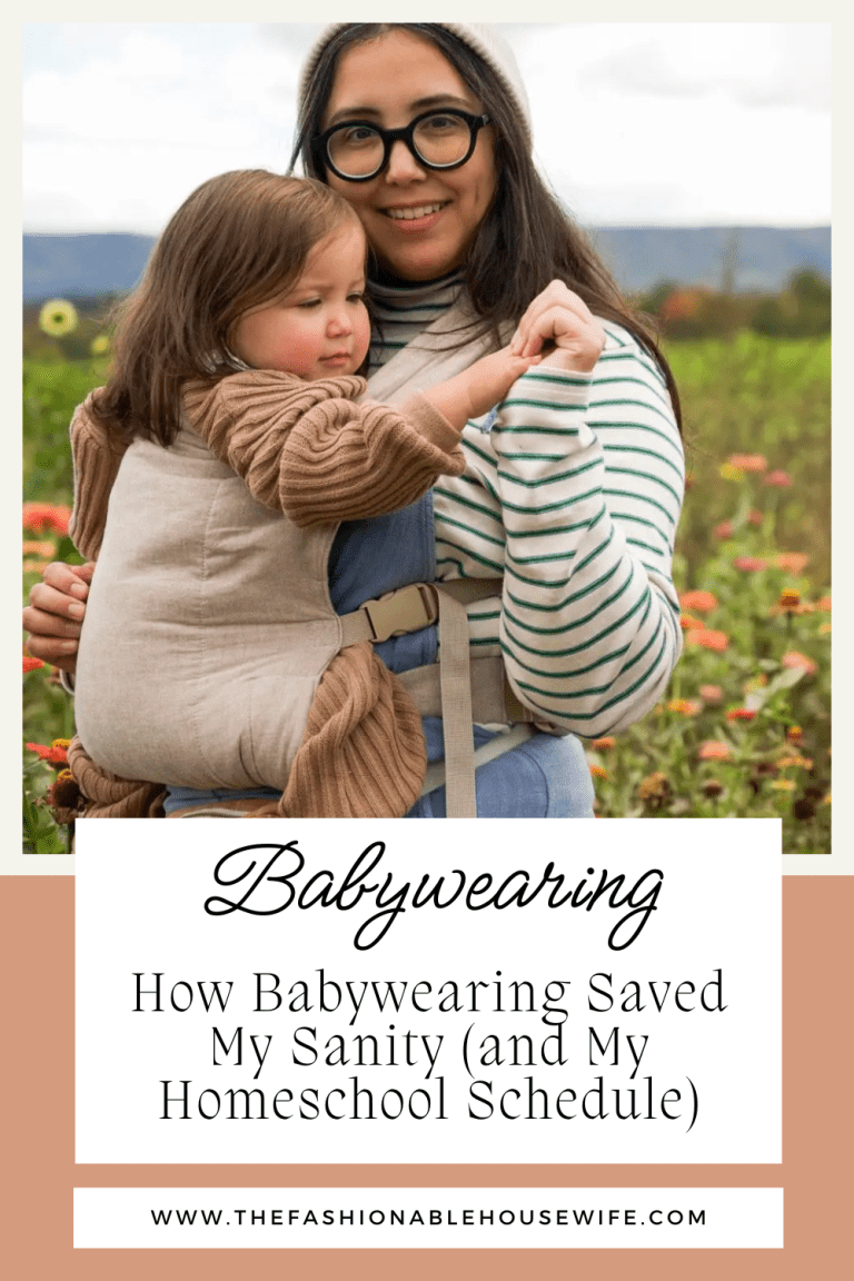 How Babywearing Saved My Sanity (and My Homeschool Schedule)