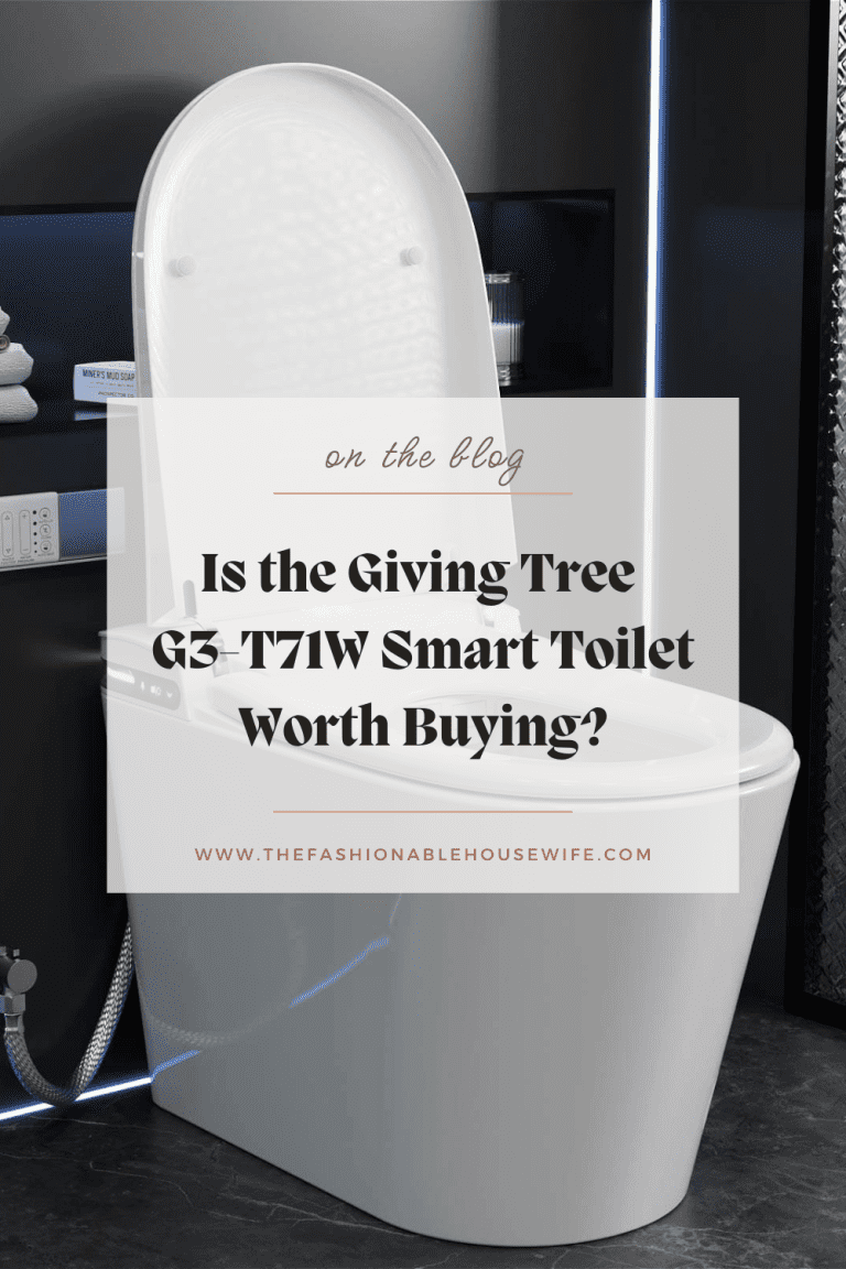 Is the Giving Tree G3-T71W Smart Toilet Worth Buying?