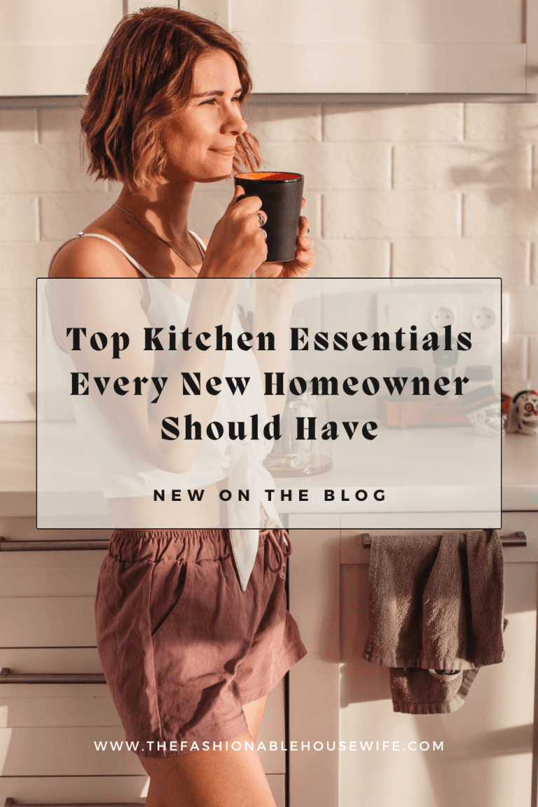 Top Kitchen Essentials Every New Homeowner Should Have