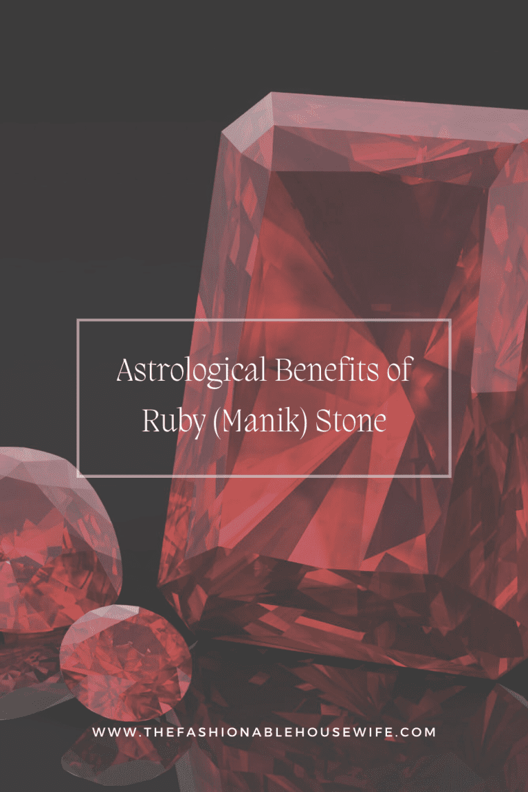 Astrological Benefits of Ruby (Manik) Stone