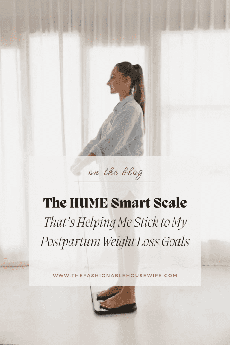 The HUME Smart Scale That’s Helping Me Stick to My Postpartum Weight Loss Goals