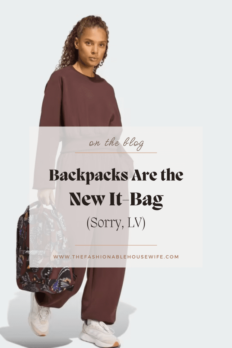 Backpacks Are the New It-Bag (Sorry, LV)