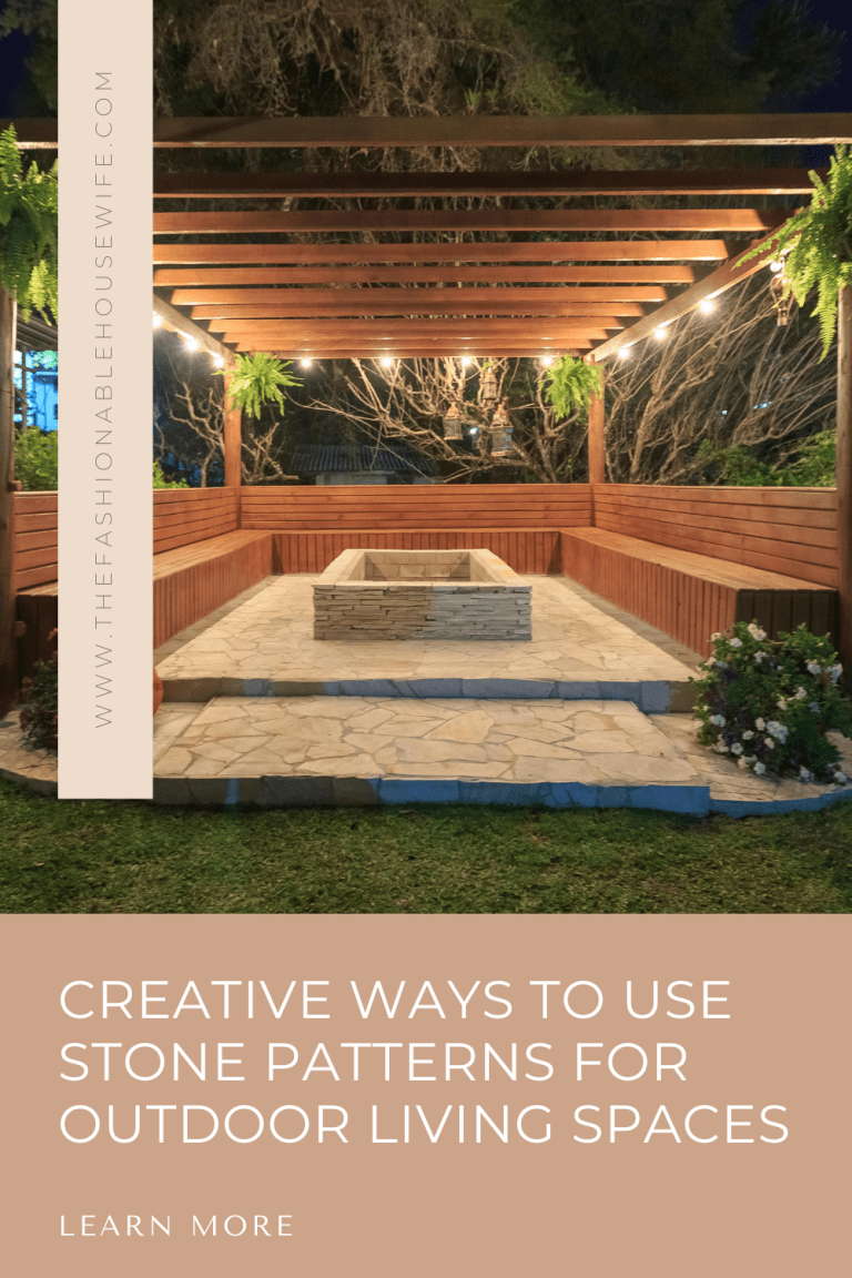 Creative Ways to Use Stone Patterns for Outdoor Living Spaces