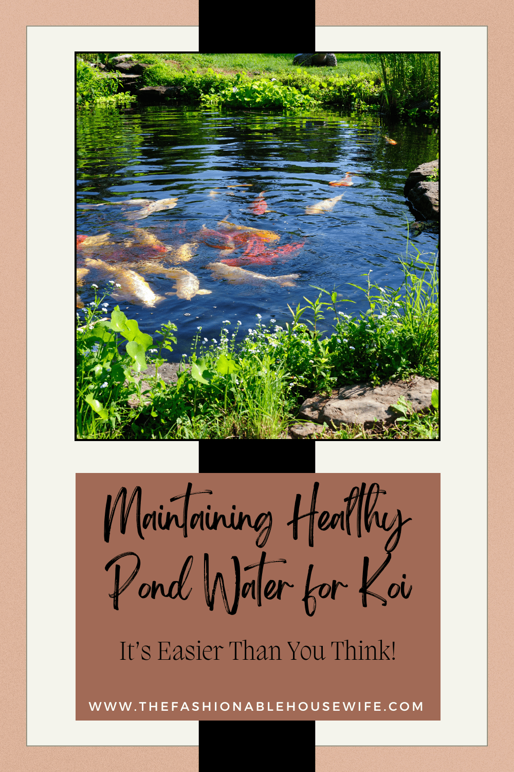 Maintaining Healthy Pond Water for Koi