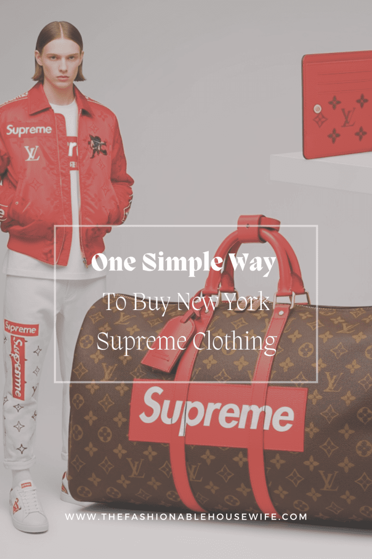One Simple Way to Buy New York Supreme Clothing