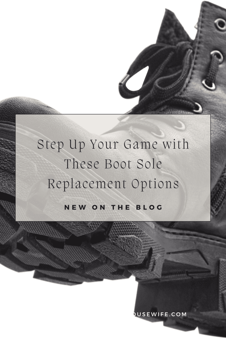 Step Up Your Game with These Boot Sole Replacement Options