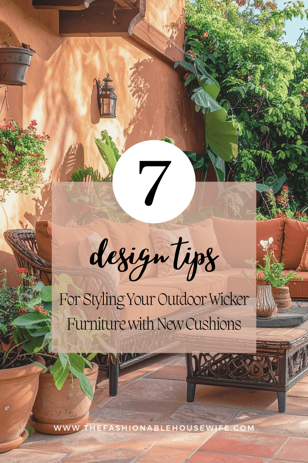 7 Design Tips for Styling Your Outdoor Wicker Furniture with New Cushions