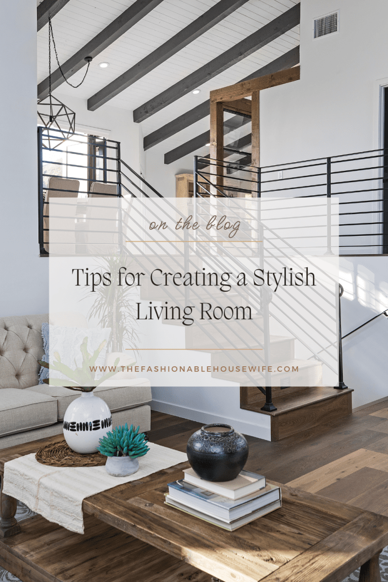 Tips for Creating a Stylish Living Room