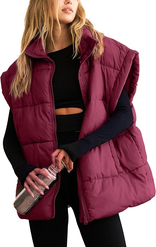 In A Bubble Puffer Vest Dupe