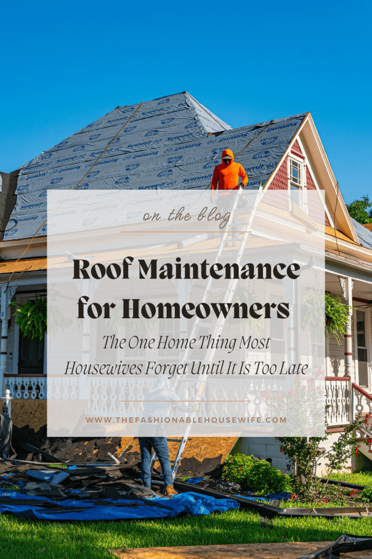 Roof Maintenance for Homeowners: The One Home Thing Most Housewives Forget Until It Is Too Late