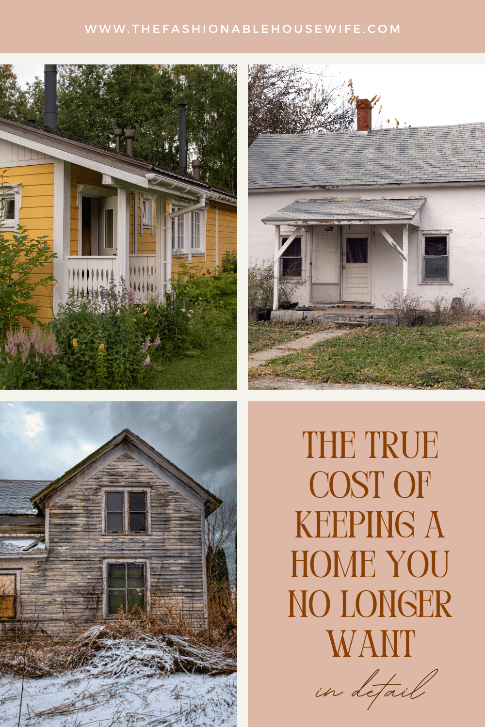 The True Cost of Keeping a Home You No Longer Want