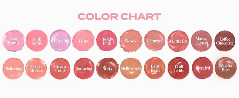 Banila color chart