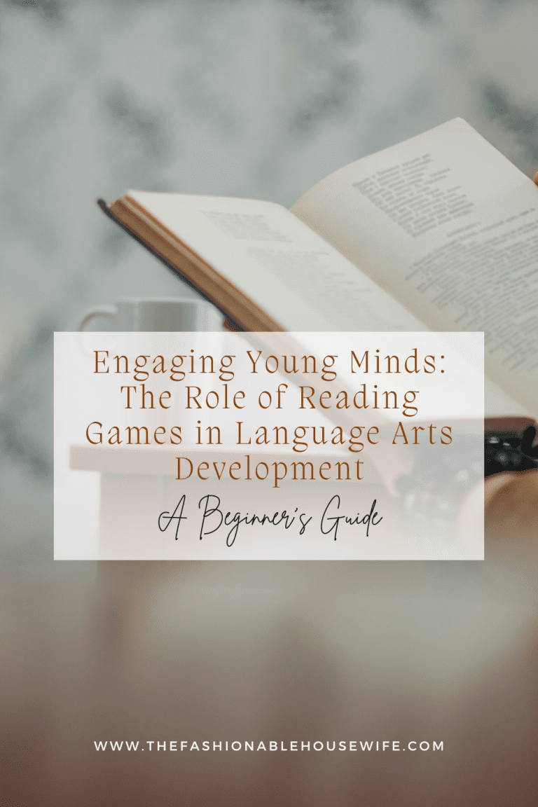 Engaging Young Minds: The Role of Reading Games in Language Arts Development