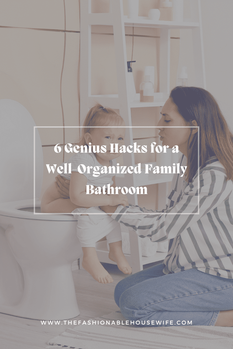 6 Genius Hacks for a Well-Organized Family Bathroom