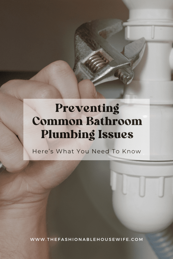 Preventing Common Bathroom Plumbing Issues