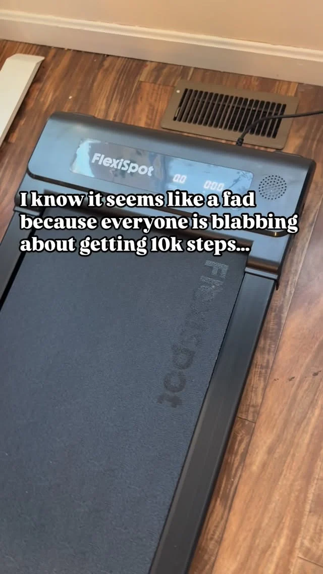 Just do it. Just get the steps in. 

I’ve tried other walking pads and they aren’t worth your time. You get what you pay for and no, they aren’t all the same. 

@flexispot_official walking pad is superior for a host of reasons. Check out my post on the blog for more info!!

Comment “walk” for the link! 

#10ksteps #walkwithme #workfromhome #motherhoodthroughinstagram